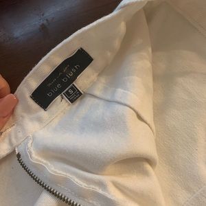 White denim jumpsuit